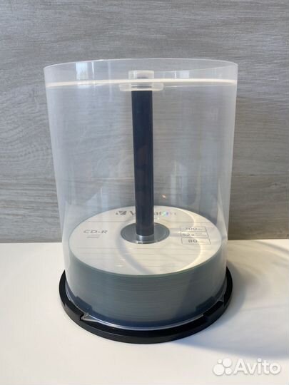 Verbatim Диск Диски CD-R 100 шт. 48 52-x 700Mb