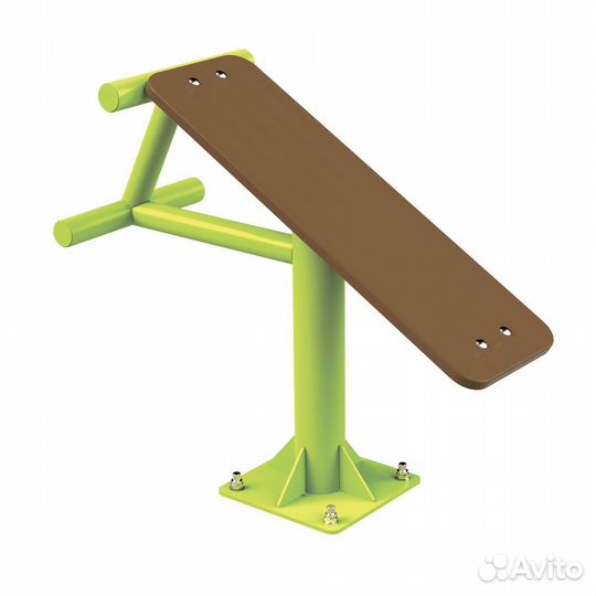 Fix-1701 Уличный тренажер Скамья для пресса Zavod