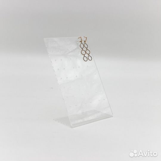 Подставка под серьги, 120*190*60мм, прозрачный