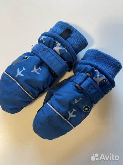 Варежки рукавицы непромокаемые, на 3-4 года