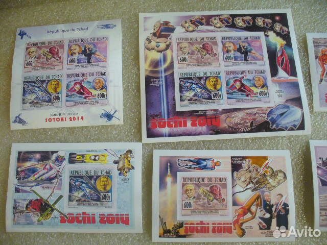 Спорт.олимпиада сочи-2014-набор из 6 блоков