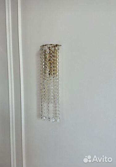 Настенный светильник бра хрусталь