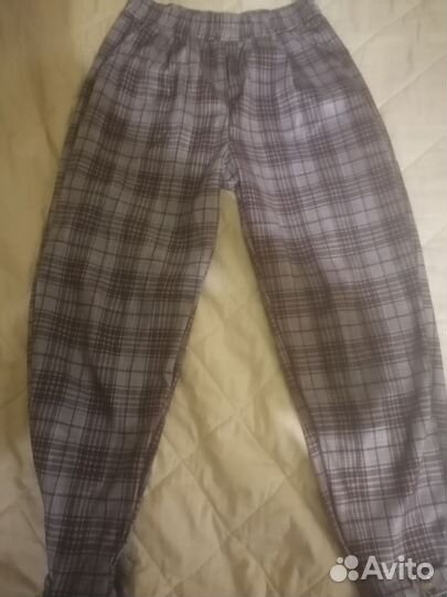 Брюки в клетку