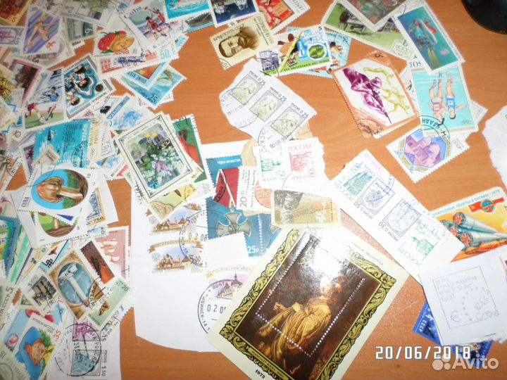 Марки разные 10 р шт
