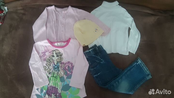 Вещи пакетом на девочку. 86-92