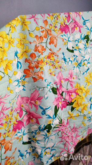 Отрез ткани лен