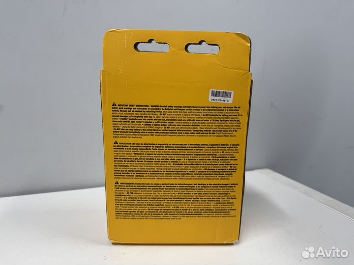 Новый АКБ dewalt 20V/60V MAX FlexWolt 9Ah DCB609-2