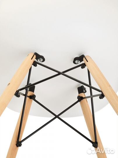 Стул в стиле eames DSW, молочный, 4 шт