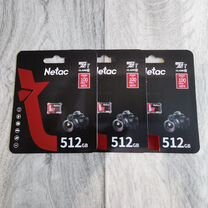 Карта памяти Netac Micro sdxc 512Гб (NT02P500PRO)