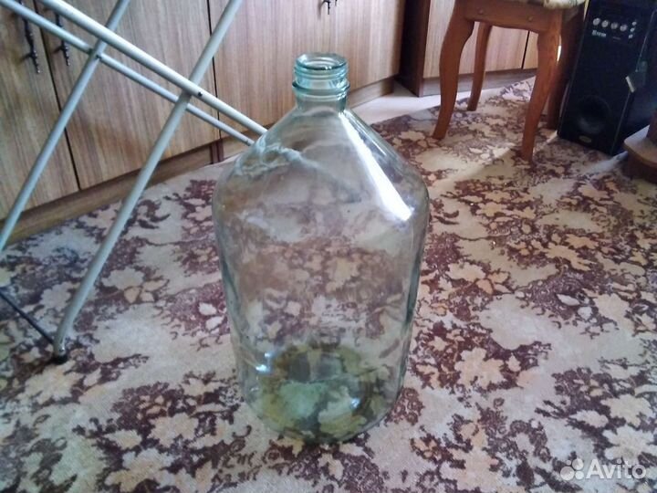 Бутылка стеклянная 30 литров