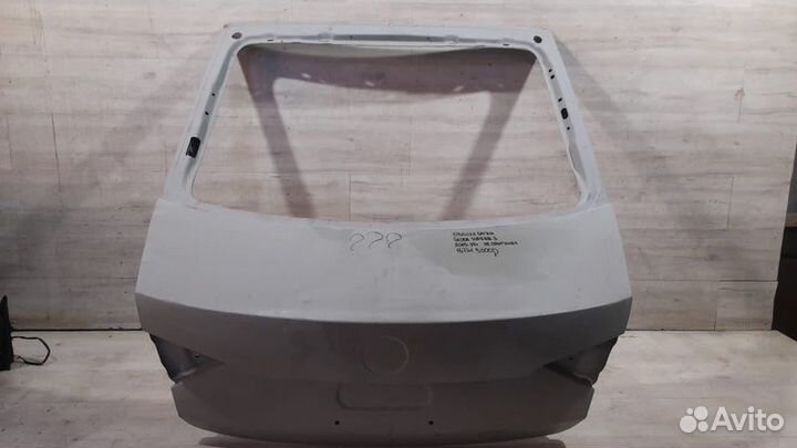 Крышка багажника Skoda Superb 3 С 2015 По 2019 Год