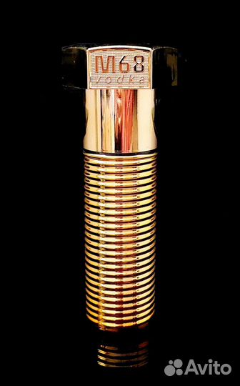 Коллекционная Бутылка Vodka M68 Gold 0,5л. пустая