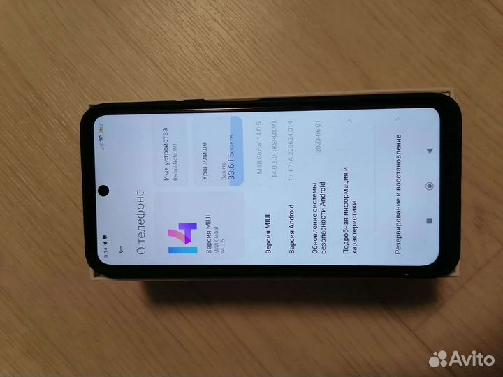 Телефон Xiaomi redmi note 10t