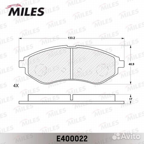 Колодки тормозные chevrolet aveo 1.2-1.4 06- перед