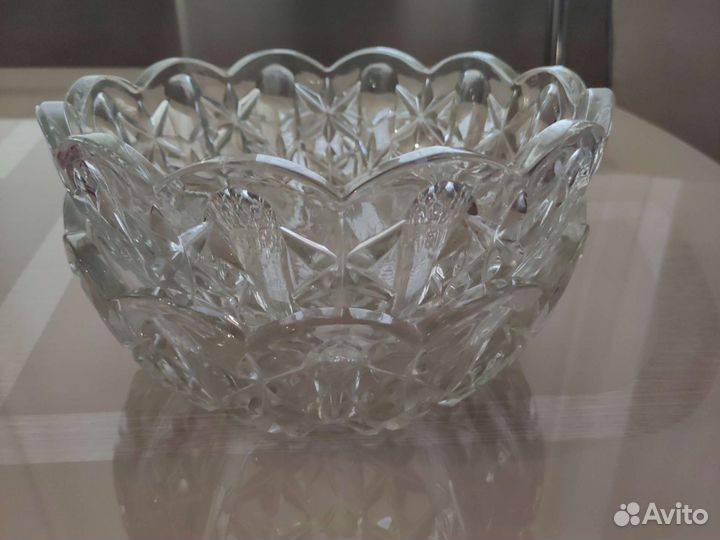 Салатник хрустальный большой