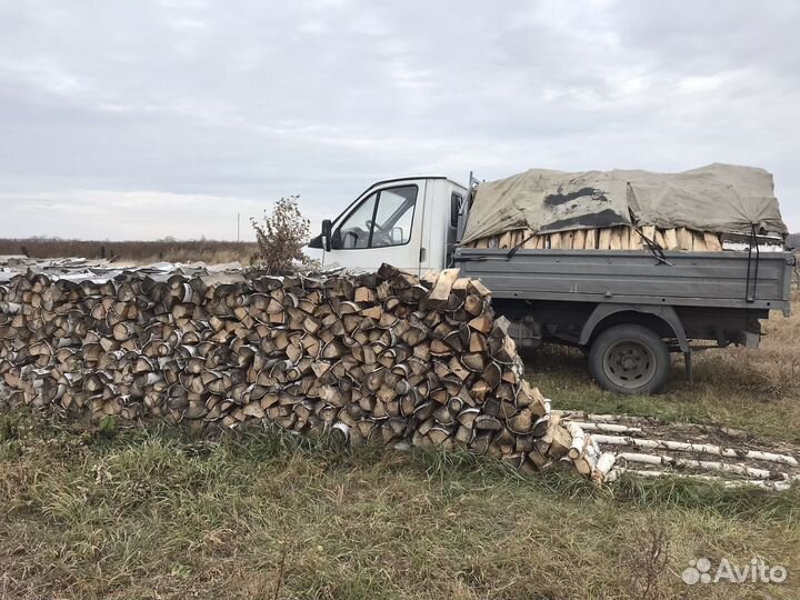 Дрова березовые сухие колотые