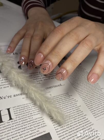 Маникюр, гель лак,наращивание, укрепление