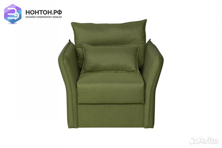 Кресло Бруклин зеленое