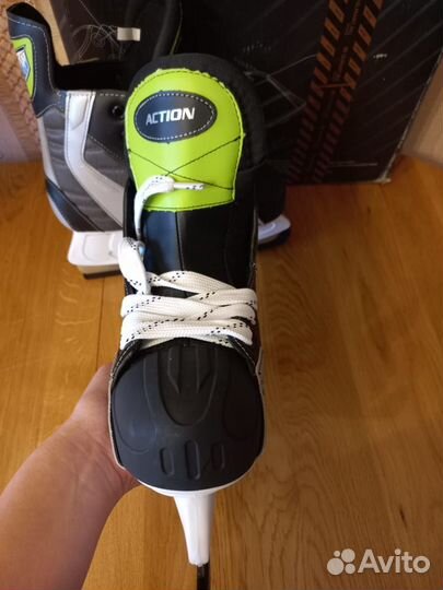 Хоккейные коньки Action 38 размер PW-216AE