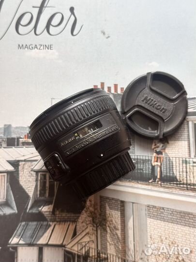 Объектив nikon 50mm f 1.4g af s nikkor