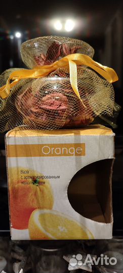 Ваза с ароматизированный наполнителем