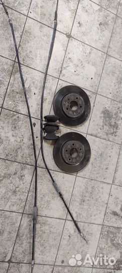 Троса ручника и задние тормозные диски mondeo