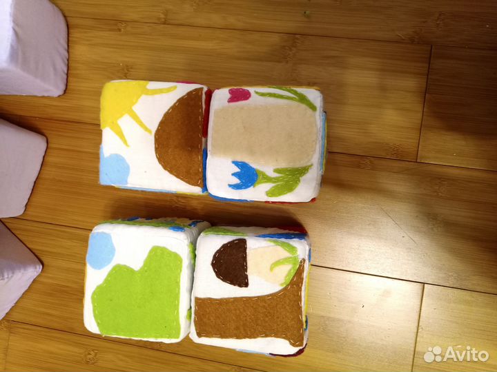 Кубики мягкие