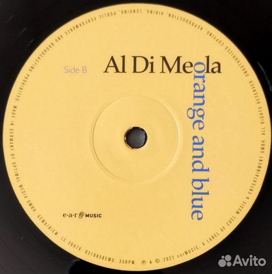 Виниловая пластинка Al Di Meola - Orange And Blue