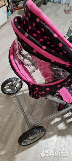 Коляска кукольная 2 в 1
