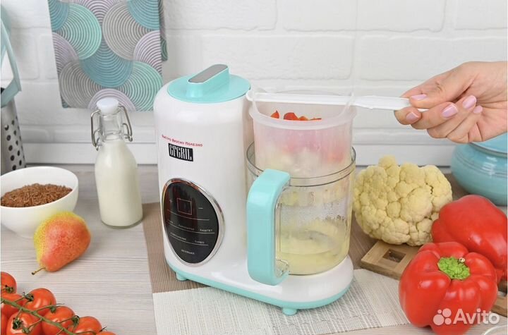 Пароварка блендер для детского питания