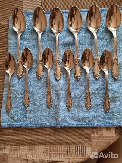 Мельхиоровые десертные ложки