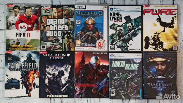Компьютерные игры диски для пк