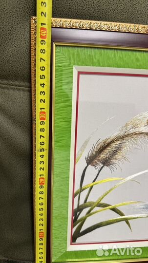 Картина вьетнамская вышивка