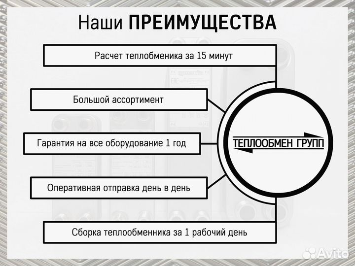 Теплообменник пластинчатый разборный для гвс