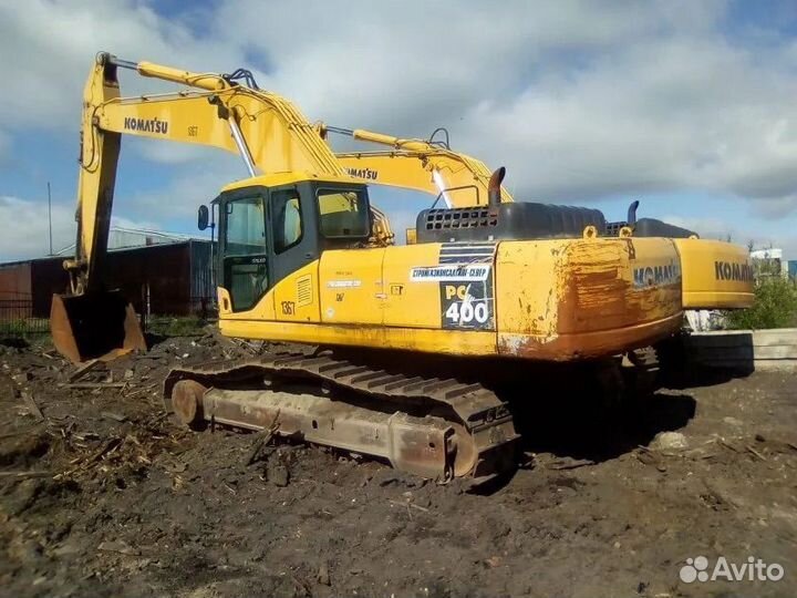 Разбор экскаватора komatsu 400-7