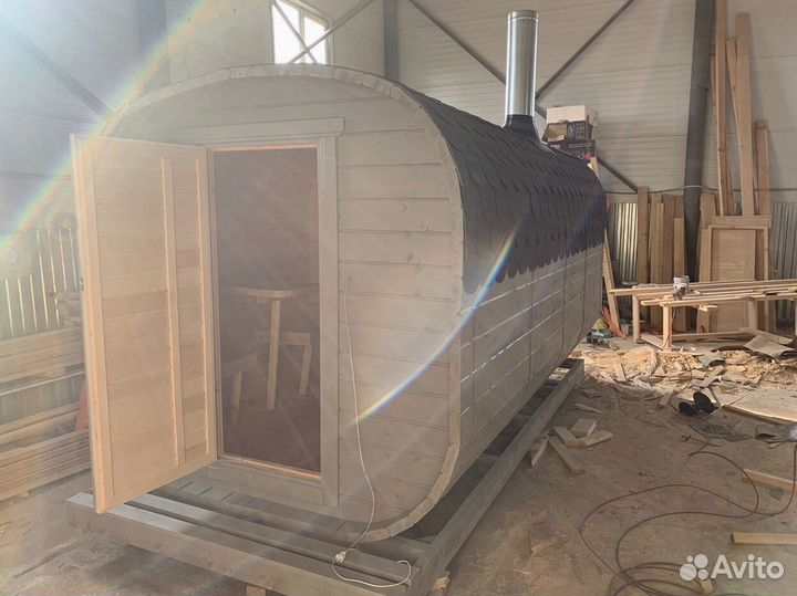 Баня бочка квадро с доставкой
