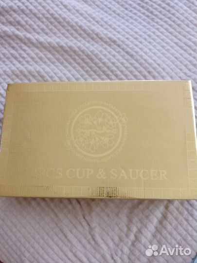 Чайная пара sakura gold collection 24 carat