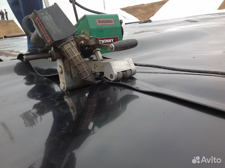 Монтаж, сварка геомембраны