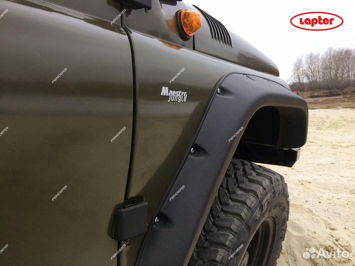 Расширители колесных арок UAZ Hunter