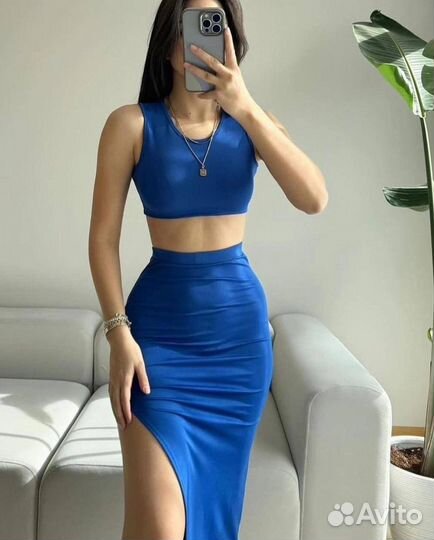 Костюм двойка с юбкой