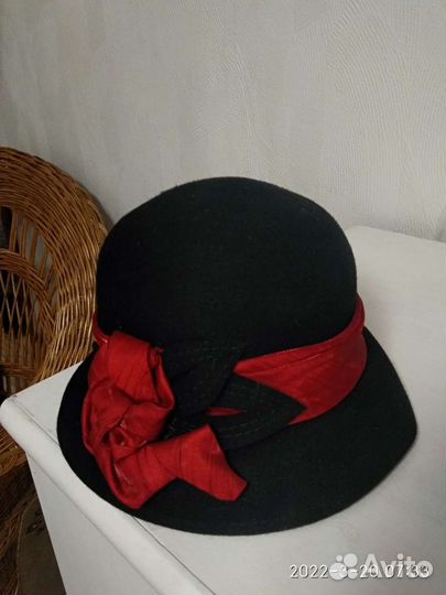 Шляпа фетровая женская