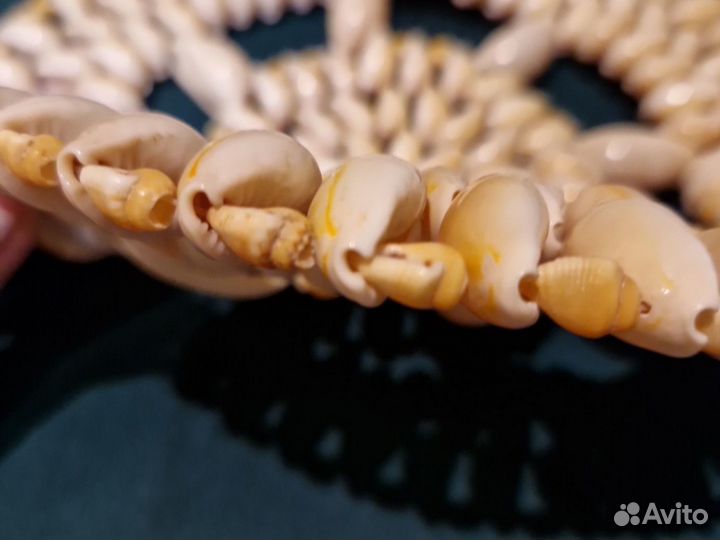 Салфетка из ракушек ручной работы