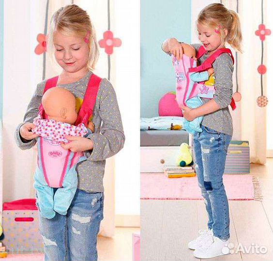 Новая переноска для кукол baby born