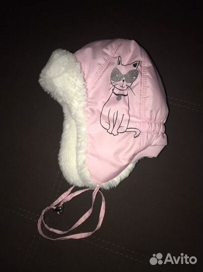 Шапка для девочки зимняя 48 размер