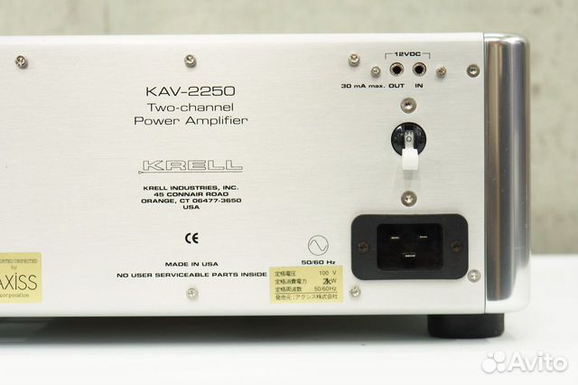 Усилитель мощности Krell KAV-2250 объявление продам