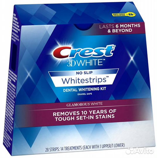 Crest 3D White Whitestrips Glamorous White