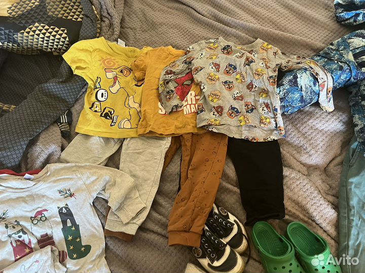 Вещи и обувь на мальчика пакетом (86-98)