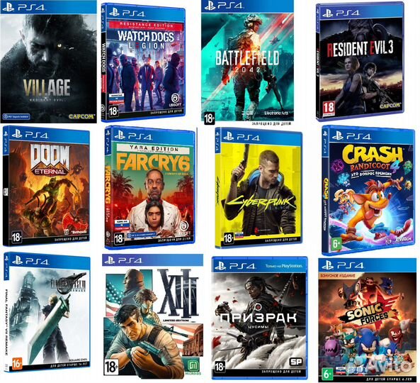 Sony PS4 Лицензионные Игры