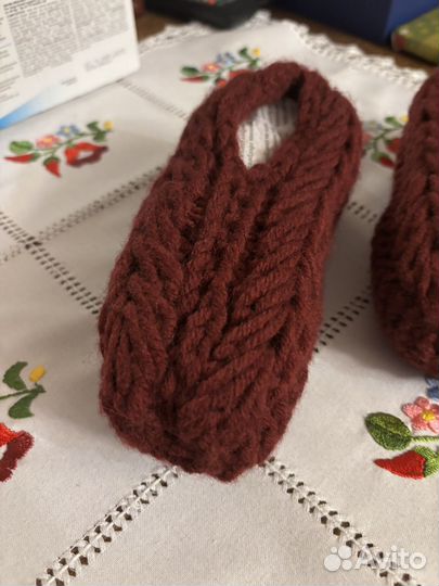 Следки вязаные ручной работы размер 32-34