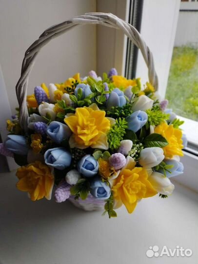 Интерьерная композиция из мыла